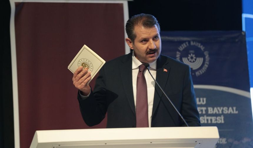Milli Savunma Bakan Yardımcısı Ayhan, Bolu'da TÜGVA İhtisas Akademi Lansman Programı'nda konuştu:
