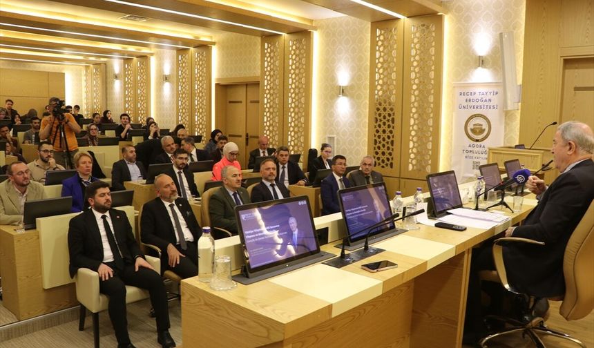 TBMM Milli Savunma Komisyonu Başkanı Hulusi Akar, Rize'de konuştu: