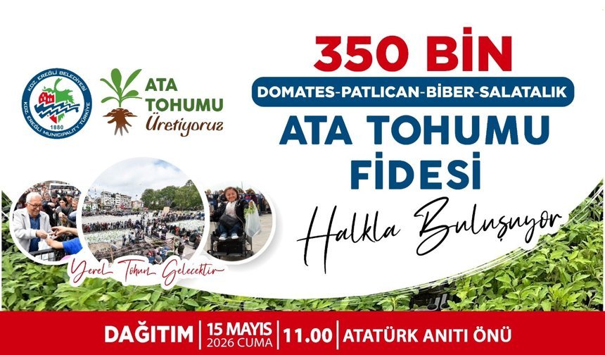 HALKA ÜCRETSİZ DAĞITILACAK