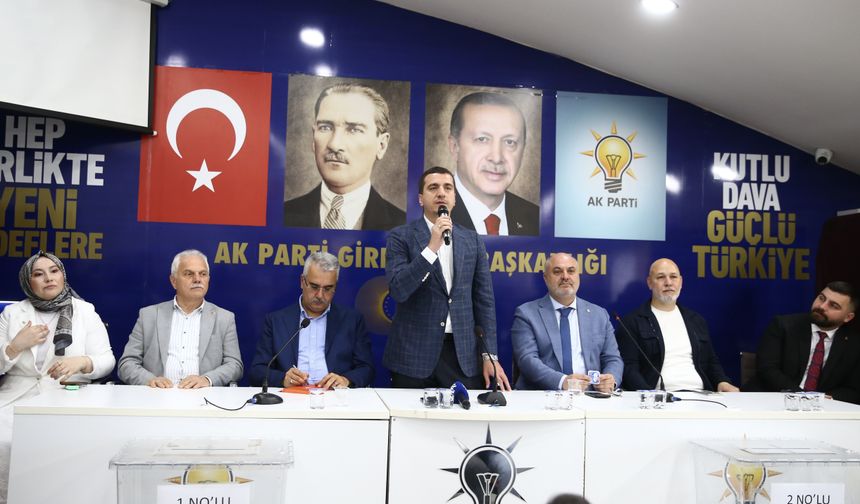 AK Parti Giresun İl Başkanlığı için temayül yoklaması yapıldı