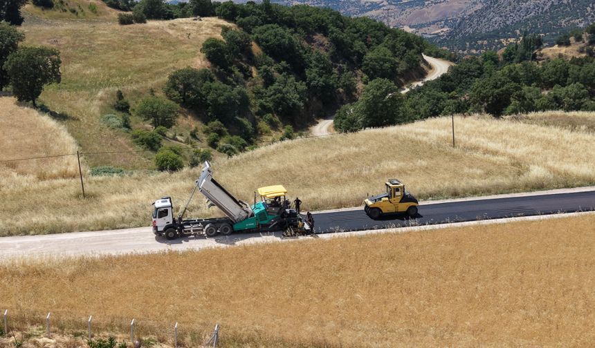 Amasya Valisi Bakan, BSK asfalt çalışmaları incelendi