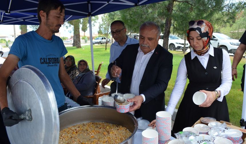 Dodurga'da muharrem ayı dolayısıyla aşure ikramı yapıldı