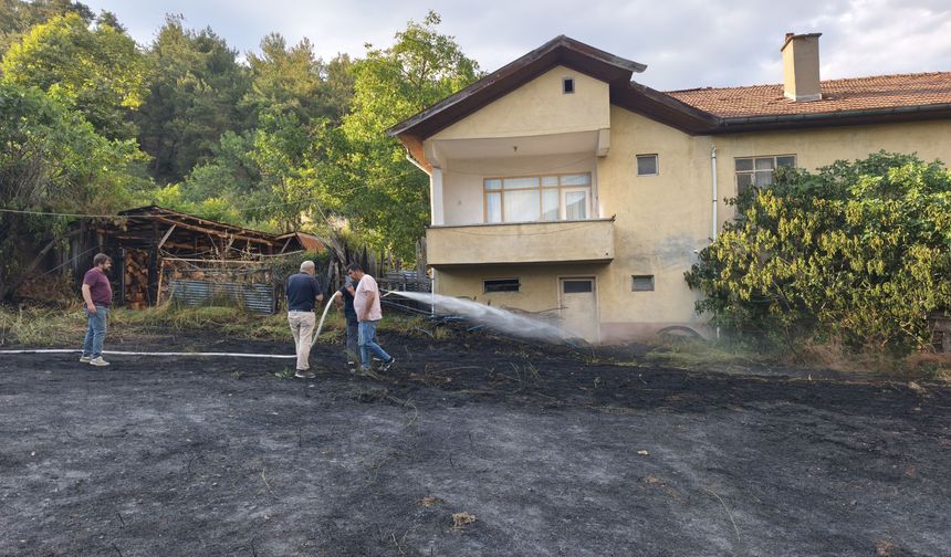 Karabük'te otluk alanda çıkan yangın söndürüldü