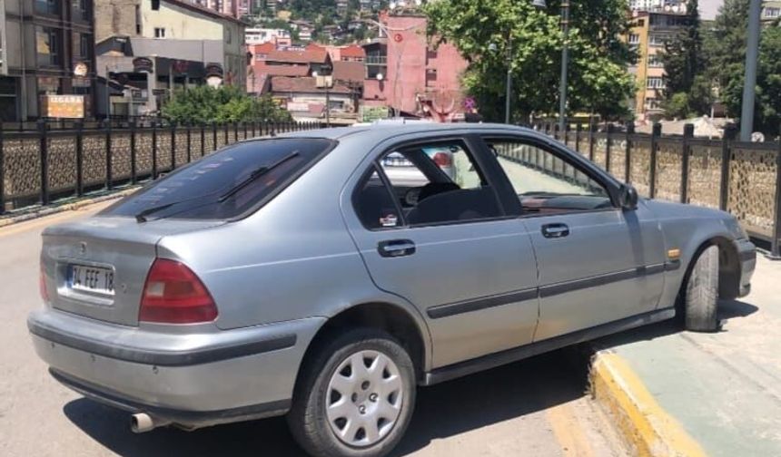 Karabük'te otomobilin çarptığı yaya yaralandı