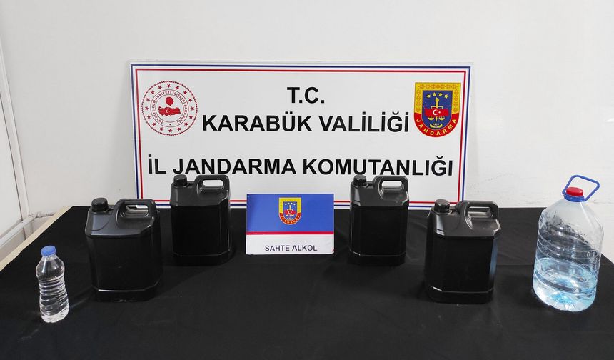 Karabük'teki uyuşturucu ve sahte alkol operasyonlarında 3 şüpheli yakalandı