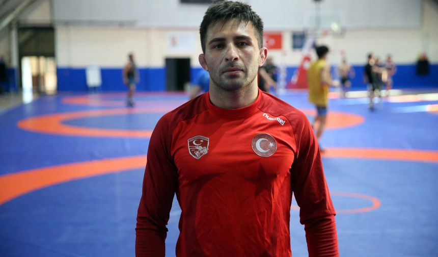 Sakatlığını atlatan milli güreşçi Süleyman Atlı'nın hedefi olimpiyat madalyası: