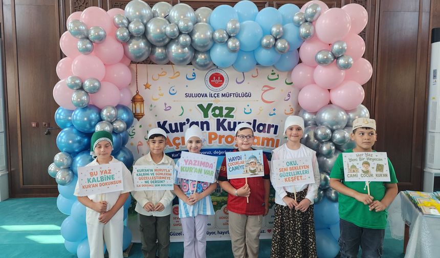 Suluova'da Yaz Kur'an Kursları başladı