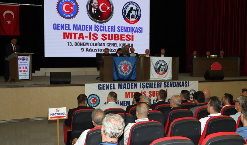 GMİS MTA-İŞ ŞUBESİ GENEL KURULU GERÇEKLEŞTİRİLDİ