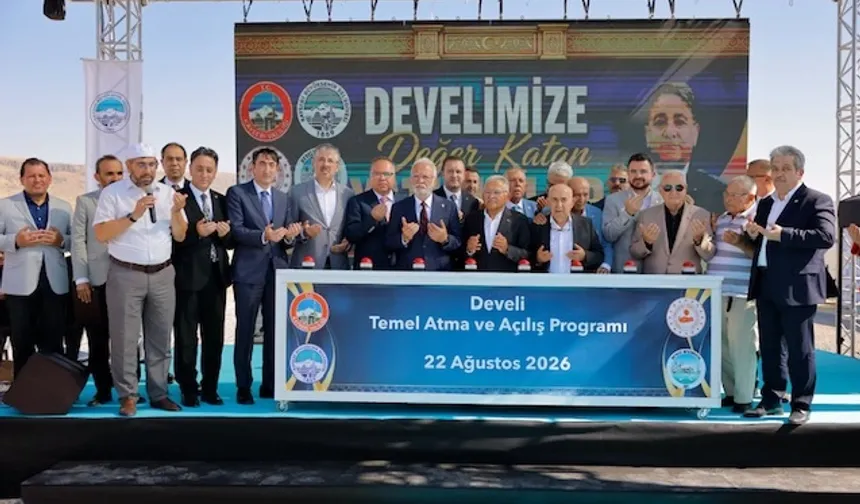 Kayseri Develi'de yeni eserlerin temeli atıldı