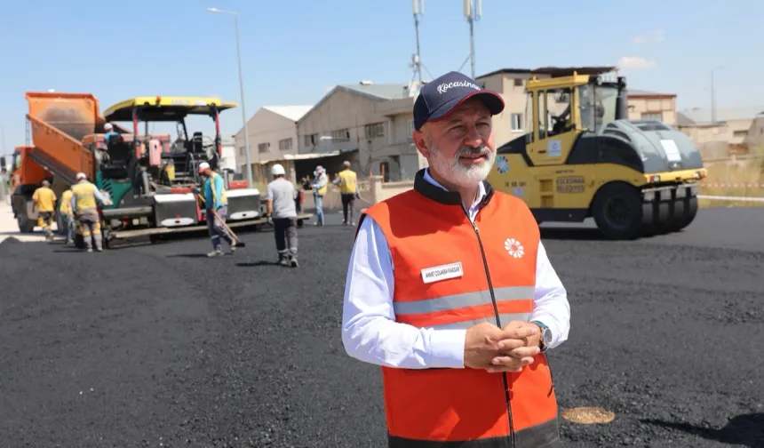 Kayseri Kocasinan'dan sanayi sitelere nefes aldıracak yol hamlesi