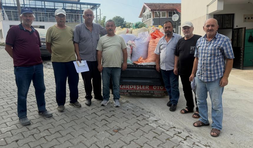 HER EVDEN 10 KİLO FINDIK, CENAZELERE DESTEK