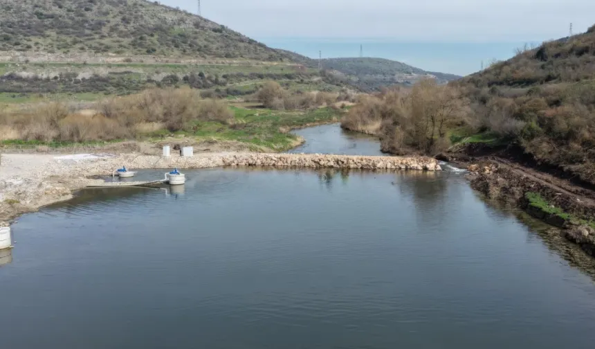 Balıkesir'de Nergis Çayı Göleti yangınla mücadelede hayati rol üstlendi