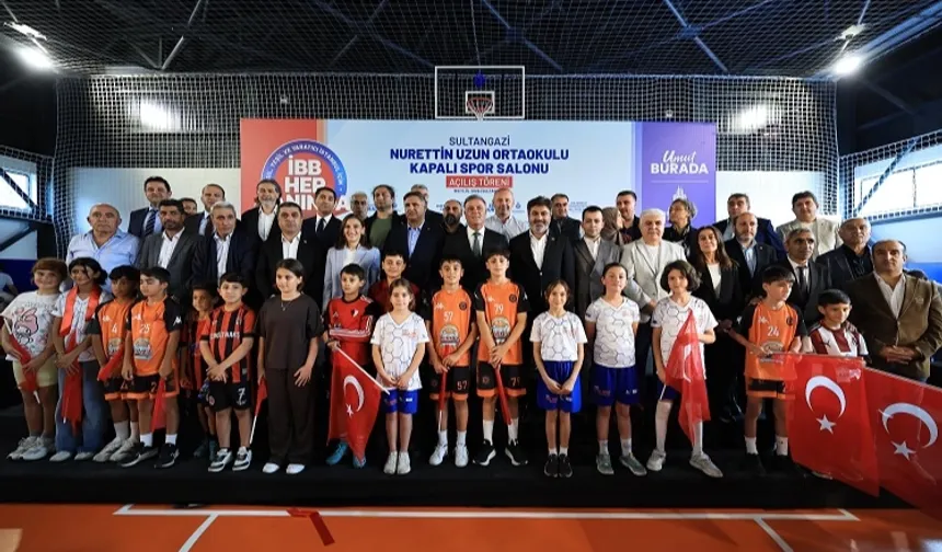 Sultangazi Nurettin Uzun Ortaokulu Spor Salonu yenilendi