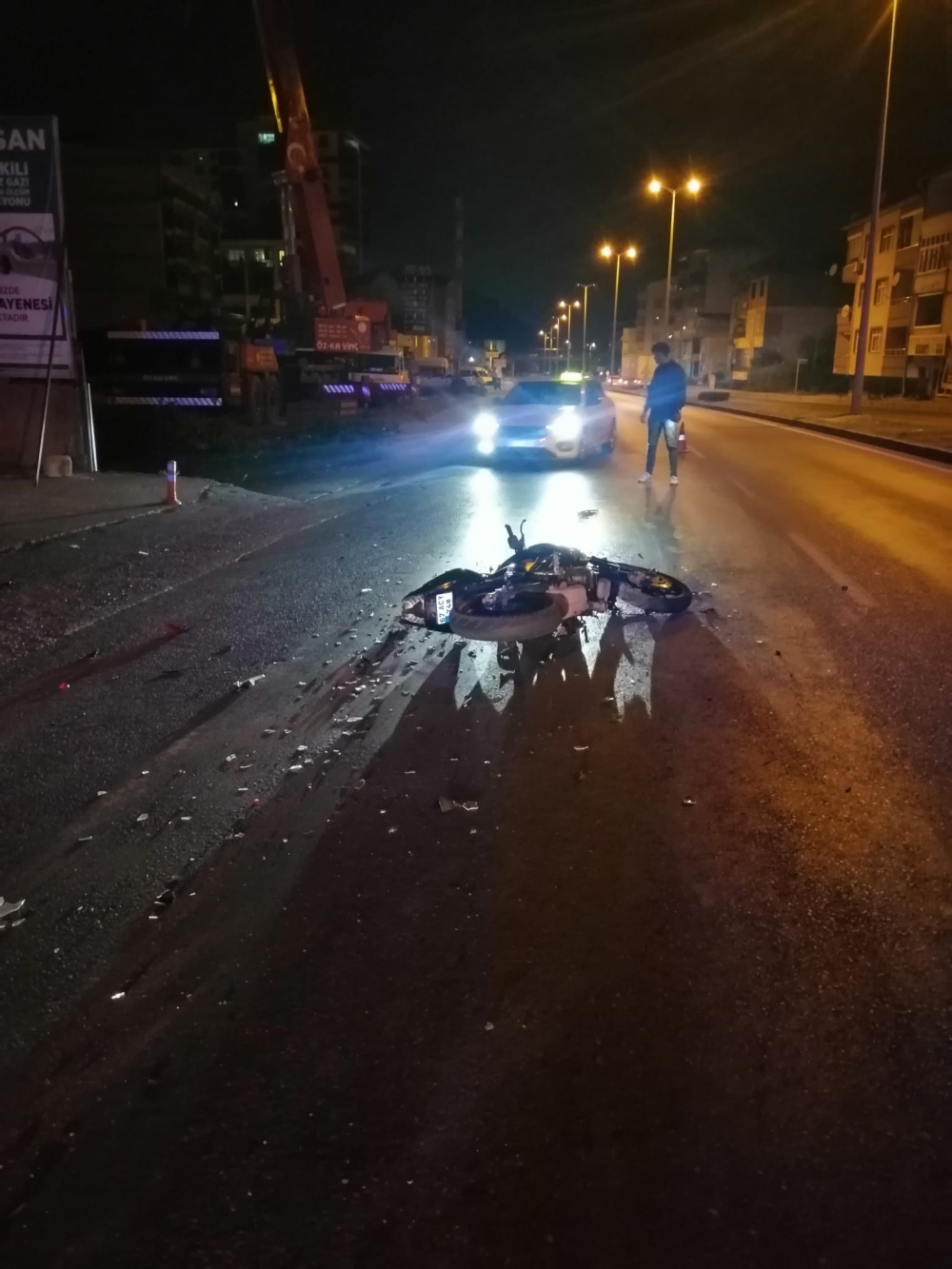 Zonguldak'ta taksiyle çarpışan motosikletin sürücüsü öldü