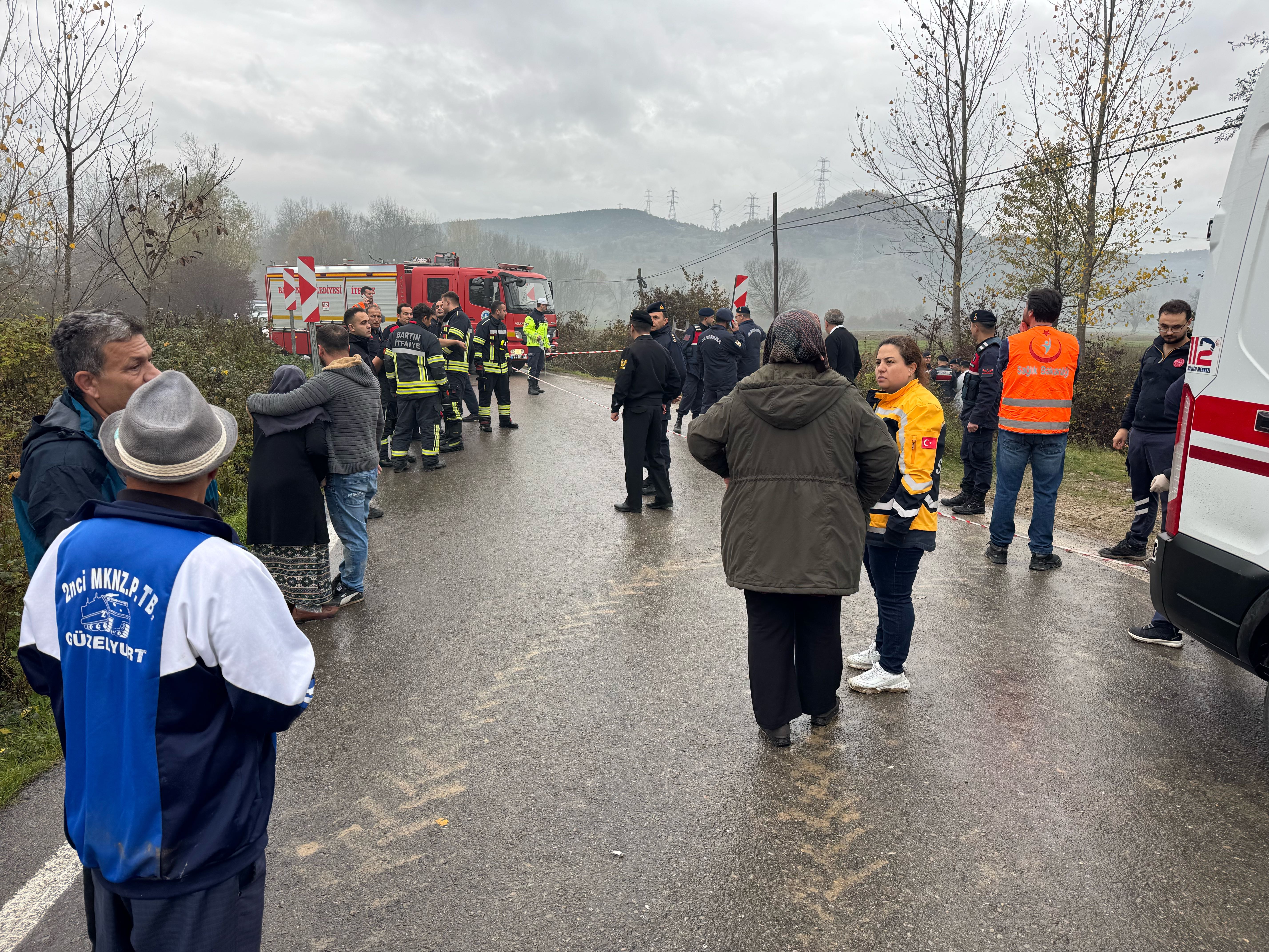 Bartın'da Dere Yatağına Devrilen Otomobildeki Karı Koca Öldü
