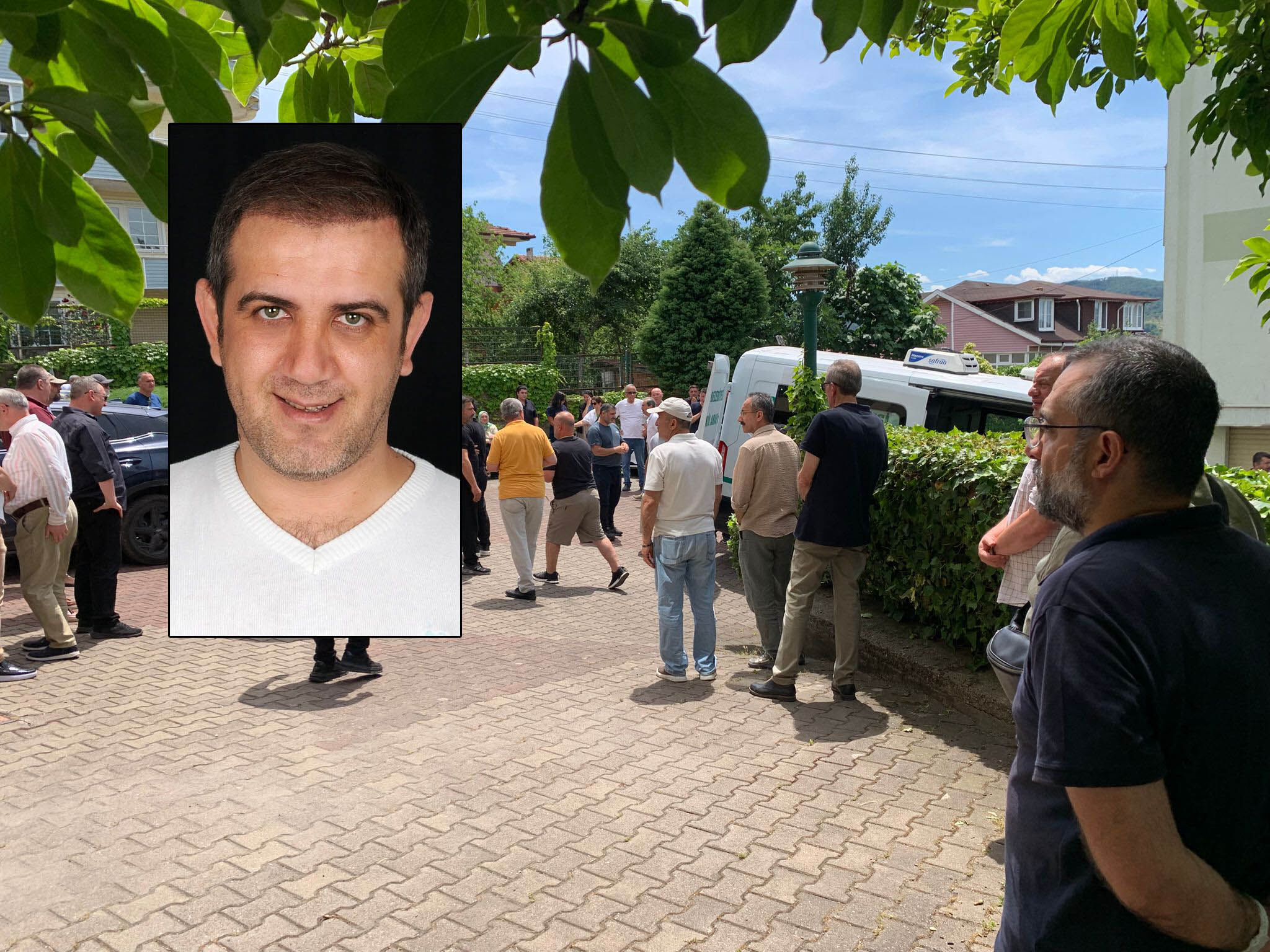 GÖKHAN İLHAN'IN EVİNİN ÖNÜNDE HELALLİK ALINDI