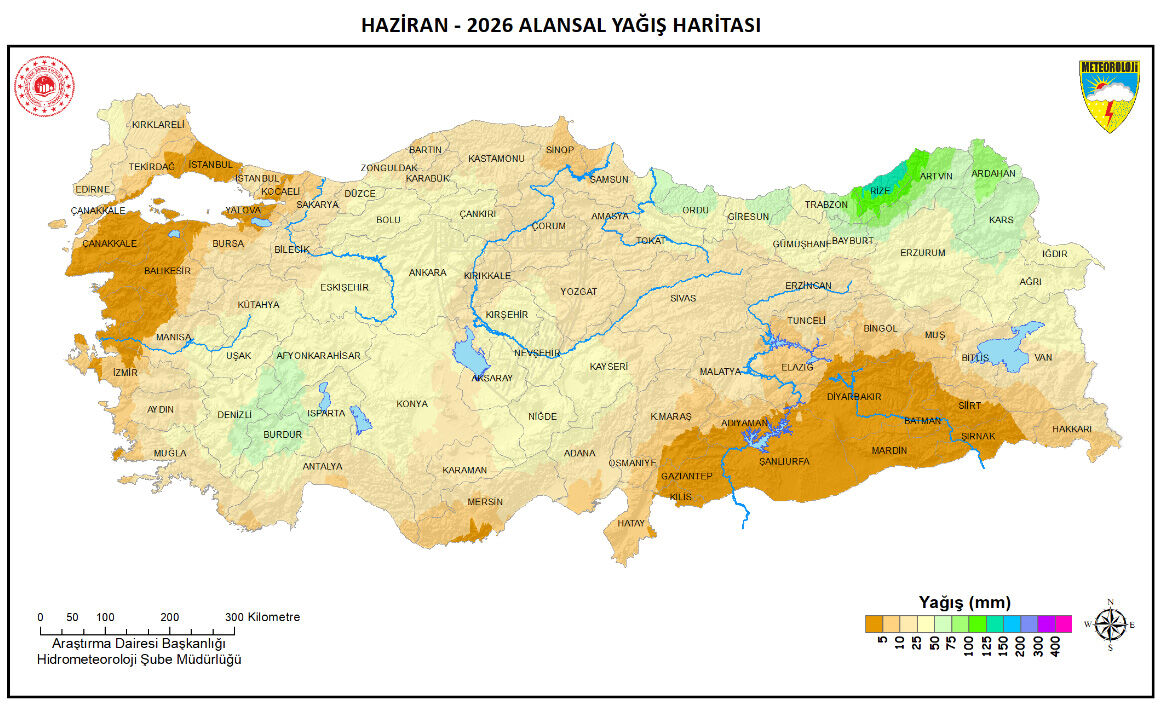 KARADENİZ'DE METREKAREYE 35,2 KG YAĞIŞ DÜŞTÜ