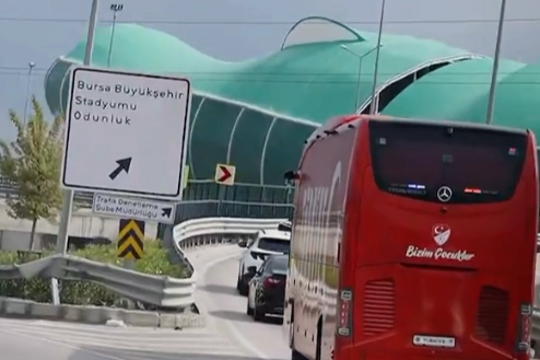 A Milli Takım, İtalya maçı için Bursa'da