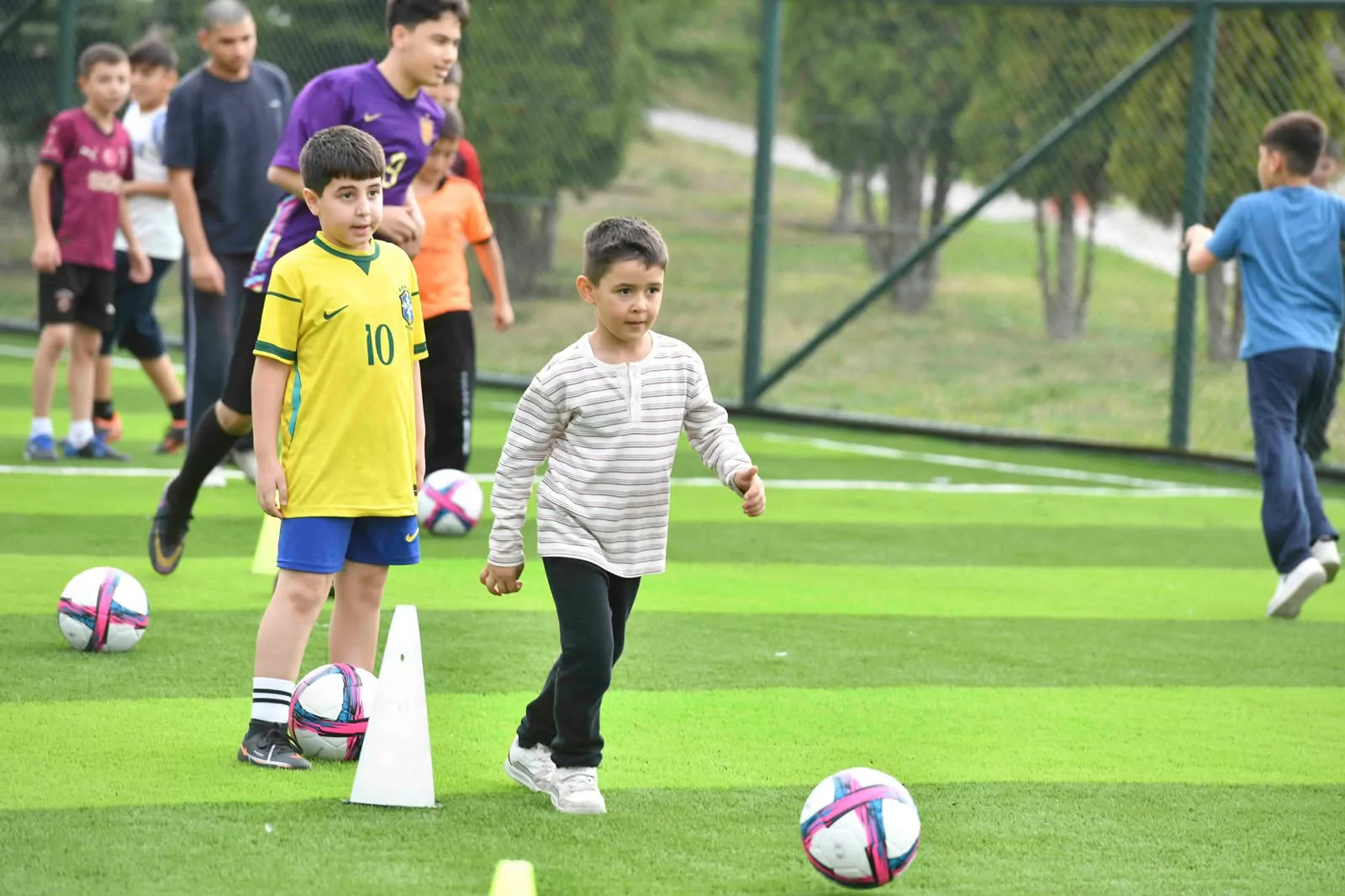 Ankara Pursaklar'da çocuklar için spor vakti