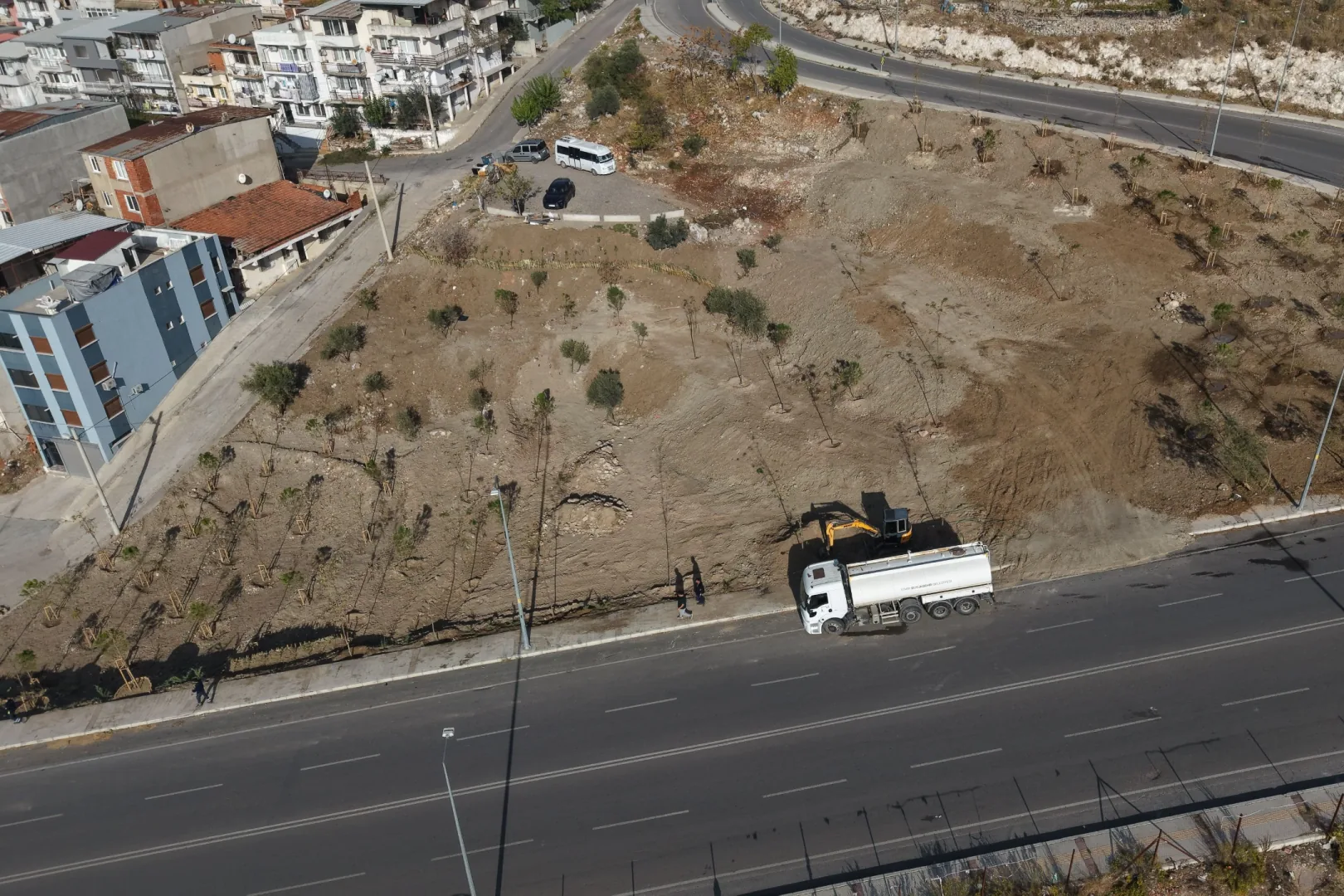 İzmir Buca'da 5 dönümlük alanda yeşil dönüşüm